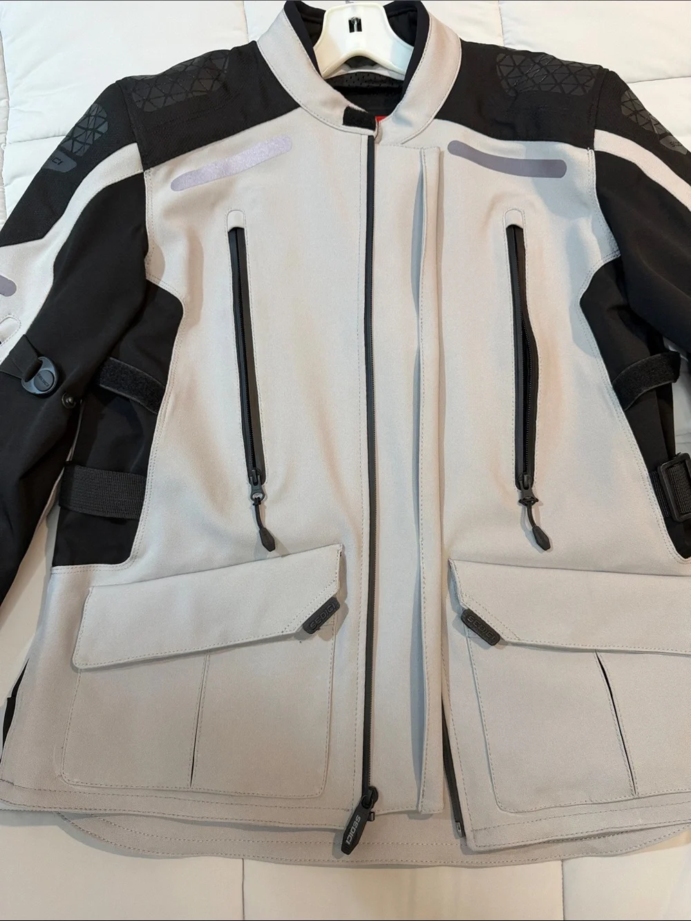 Men’s Sedici Riding Jacket - Light Gray/Black